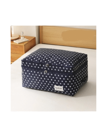 2 Compartment Polka Cloth Storage Bag