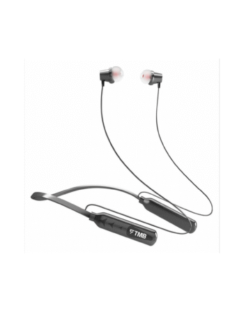 TMB M33 Bluetooth Earbuds - 6H Playtime, 250mAh Battery, Copper Speakers, Fast Charging, and Magnetic Buds (Black)