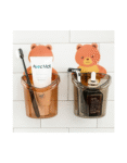 Cartoon Bear Self-adhesive Toothbrush Holder - 1 Pc