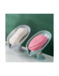 Suction Drain Soap Tray, Soap Holder Stand Soap Dish Holder Soap Box for Shower with Suction Cup for Bathroom, Kitchen, Bathtub, Wash basins