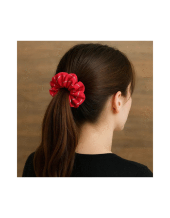 Striped Georgette Fabric Scrunchies (Random color)