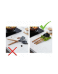 Plastic Oil Spill Spoon Resting Tray, 4 Slots Plastic Spoon Rest Mat Stand Cooking Spatula Holder Tray - Chopsticks Holder, Spoons, Ladles, Kitchen Accessories (Random Color)