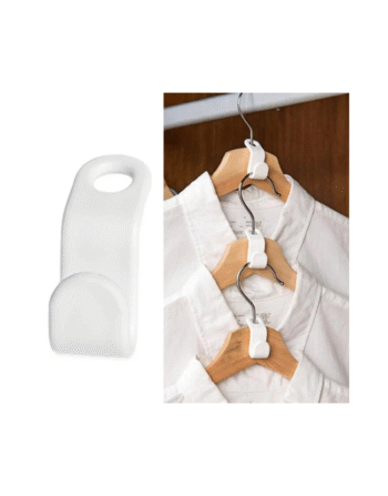 Clothes Hanger Extender Clip (Pack of 12), Clothes Hanger Connector Hooks, Hook Organizers Space Saver Hanger Extenders for Clothes
