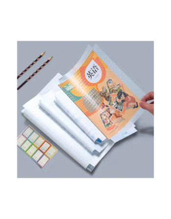 30 Pcs A4 Size Transparent Sticker Book Cover Film Clear Matte for Craft, Waterproof School Textbook Hardcover Protective Case Cover