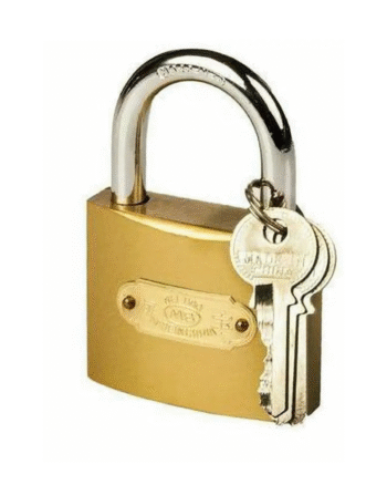 Kaixing Heavy-Duty Brass Padlock with 3 Keys – Anti-Rust Security Lock