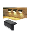 4pcs LED Solar Deck Light, Solar Lights for Pool, Stairs Step and Pathway, Weatherproof LED Deck Lights Solar Powered Outdoor Lights