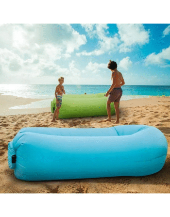 Inflatable Camping Air Sofa, Portable Air Sleeping Bed Lounger for Beach, Camping & Trekking