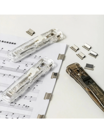 Seamless Stapler With 50 Pcs Clip