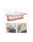 Multipurpose Kitchen & Bathroom Shelf With Towel Hanger, Wall Shelves Kitchen Bathroom Shelf Self-Adhesive Sticker Hook, Box Strong Shower Rack Shelf
