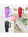 1200ml Customized Tumbler with Name & Special Birth Flower
