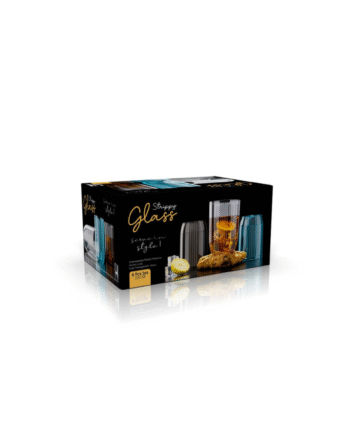 6pcs Creative Plastic Glass Set, Water Glasses Crystal and Stylish Highball Drinking Glasses for Juice, Water and Cocktails
