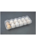 Transparent Plastic Egg Storage - 12 Grid Egg Tray (Pack of 1)