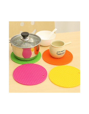Silicone Hot Mat Round (Random Color)