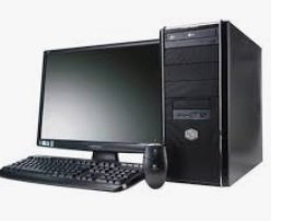 FRONTECH Desktop Computer Set, Core i3, 8GB RAM, 256GB SSD, 10-inch Monitor with Keyboard, Mouse