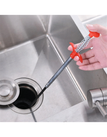 Drain Clog Remover 160 cm for Hair Catching Drain Pipe Cleaning Wire, Sink Cleaning Stick Sewer Sink Tub Dredge Remover