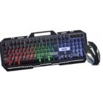 Zebion Ninja Black Gaming Keyboard & Mouse Combo with RGB Light