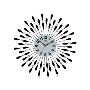 Ajanta Wall Clock | Model No DS-167 Decorative Diamond Wall Clock Black