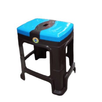 Plastic Stool (Blue & Black)