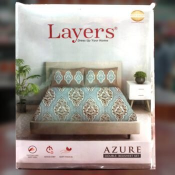 Layers AZURE Double Bed Sheet