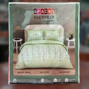 Spaces MEADOW BONICA 100% Cotton King Size Bed Sheet Set