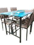 Steel Teflon Dining Set