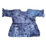 Cotton Short Top With Bluish Smoke Pattern | XXL