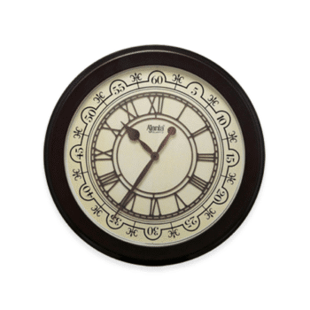 Ajanta Wall Clock | Model No 2487 Designer Wall Clock Brown