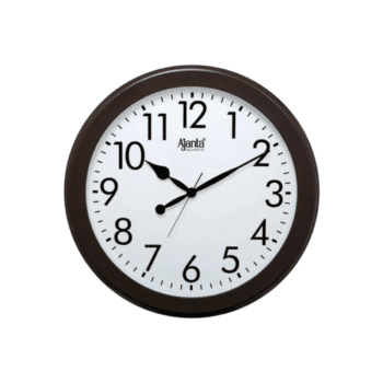 Ajanta Wall Clock | Model No 2847 Designer Clock – Brown