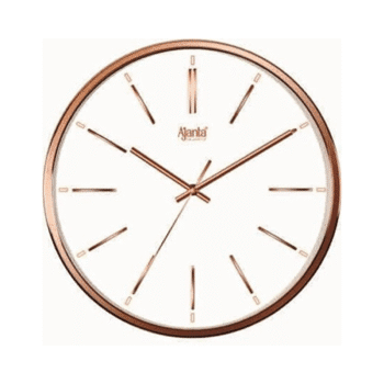 Ajanta Wall Clock | Model No 2047 Designer Clock -White