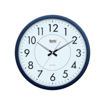 Ajanta Wall Clock | Model No 5087 Night Glow Clock – Navy Blue