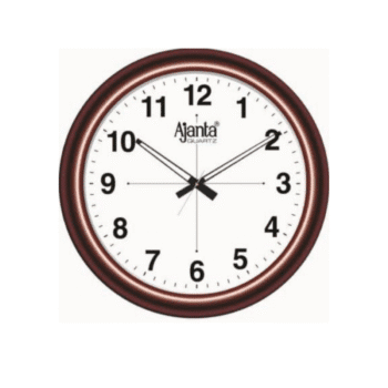 Ajanta Wall Clock | Model No 557 – Office Clock – Brown Big Size