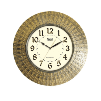 Ajanta Wall Clock | Model No 117 Wall Clock – Vintage series Clock golden
