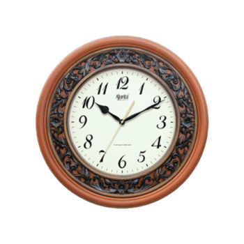 Ajanta Wall Clock | Model No 6057 Vintage series Wall Clock -Teak wood