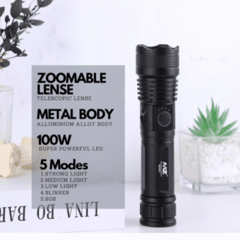 MZ M983 Led Rechargeable Metal Torch