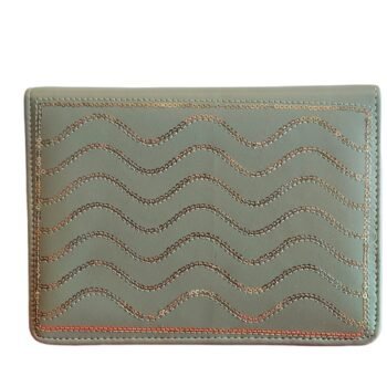 Green classic square slings bag for women