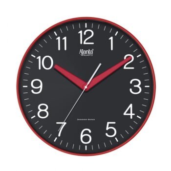 Ajanta Wall Clock | Model No 9117 Wall Clock – Designer Clock – Red